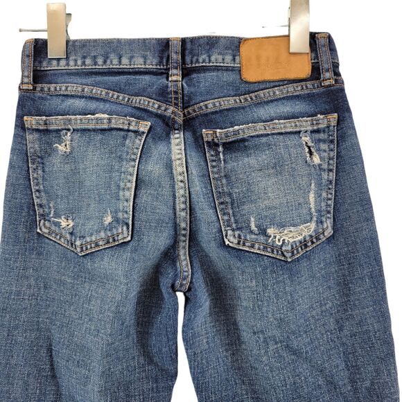 Moussy Vintage Jeans Womens Size 26 Distressed Mid Rise Cropped Skinny - Picture 4 of 15